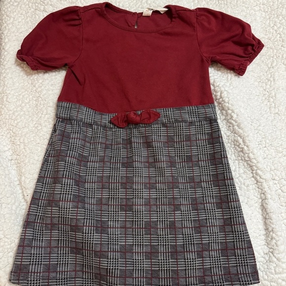 Beebay Other - BEEBAY red plaid dress 12-18m baby girl, made in India